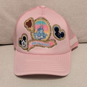 Disney Parks Stoney Clover Pink Truckers Hat NWT IN HAND